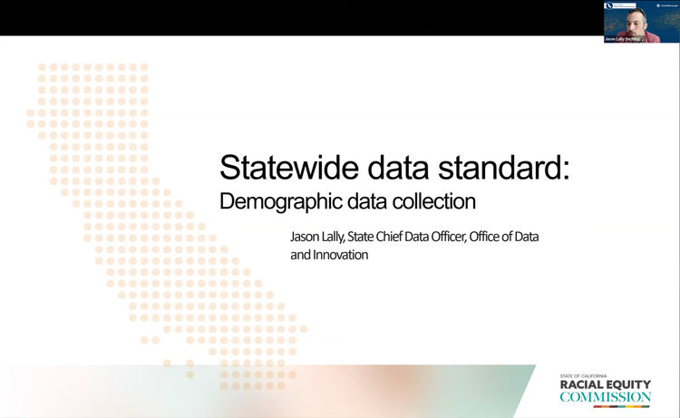 California Racial Equity Commission on State race and ethnicity data standard